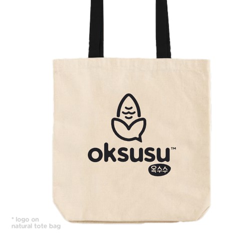 Product logo with the title 'oksusu japan cafe brand'