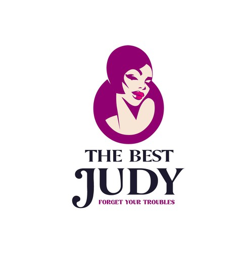 Nightclub design with the title 'Feminine logo figure for New High End Drag Show-Gay Bar'