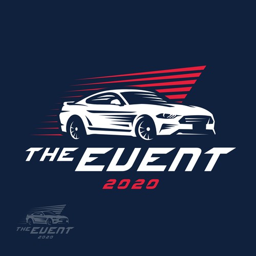 Mustang logo with the title 'The Event 2020 contest runner'
