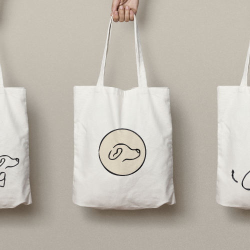 Coffee shop brand with the title 'Modular logo for Coffee Shop'