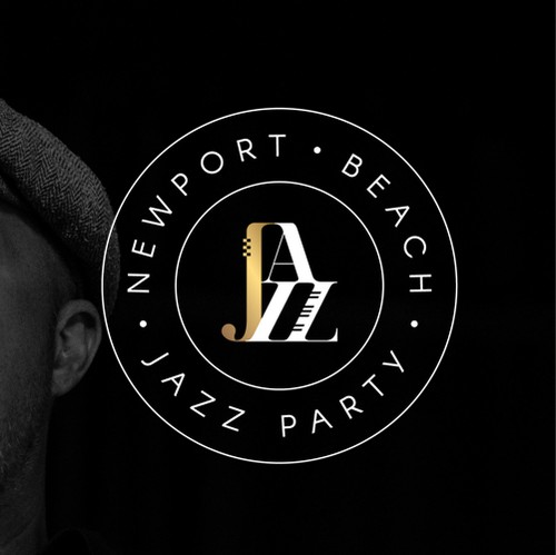 Jazz logo with the title 'Classic logo for the jazz festival'