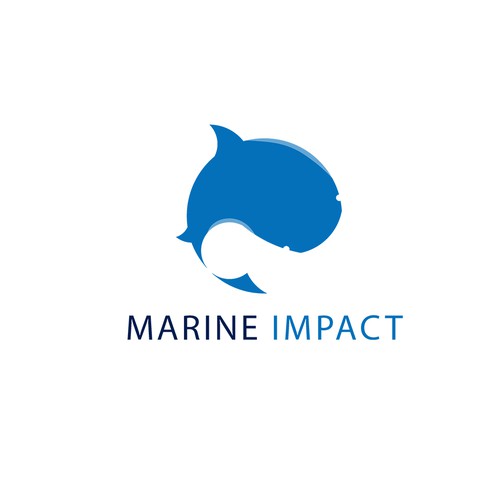 Impactful logo with the title 'Bold logo for Marine Impact'