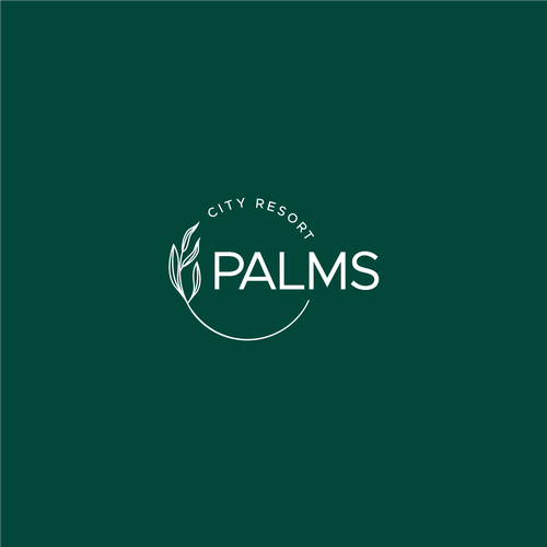 Resort logo with the title 'Logo for Palms City Resort'