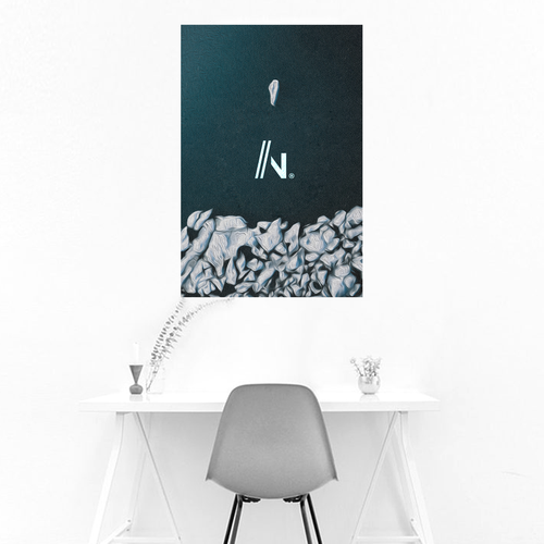 North design with the title 'Clever logo design depicting the true north.'