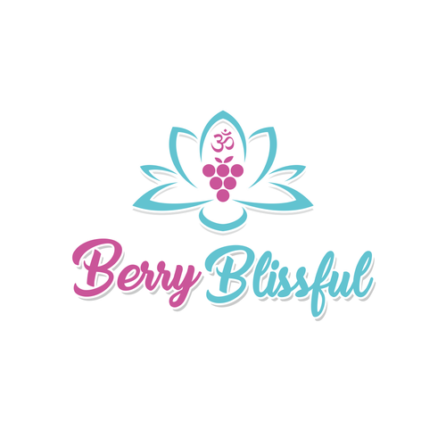 Berry logo with the title 'clean design for berry blissful'