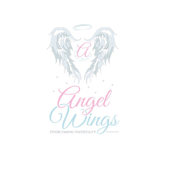 Angel wings logo with the title 'Logo for Angel Wings'