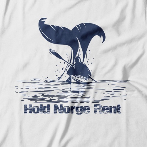 Sea t-shirt with the title 'norge'