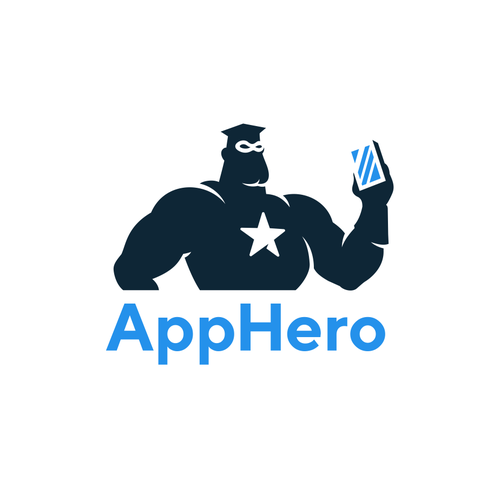 Gadget design with the title 'AppHero'
