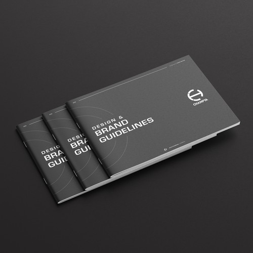 Font design with the title 'Brand Guide for fitness brand'