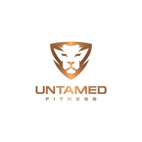 Strength design with the title 'Untamed Fitness - Logo Design'