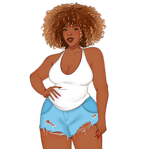 Book cover illustration with the title 'Character illustration for the book cover'