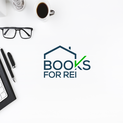 Bookkeeping logo with the title 'Books for REI'