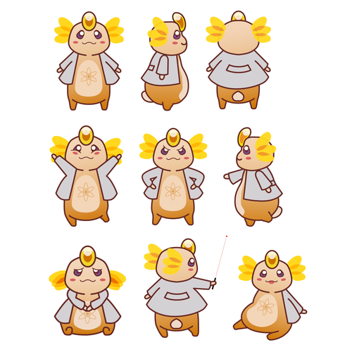 Pokémon design with the title 'Axomon'