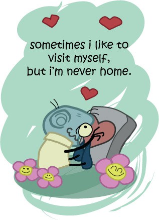 Gift card design with the title 'Steve, the loving zombie'