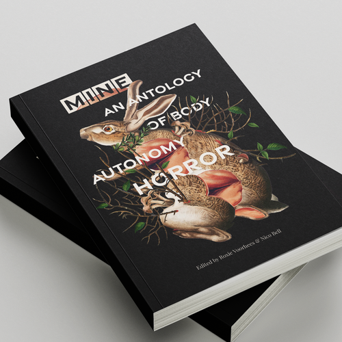 Horror book cover with the title 'Horror book cover'
