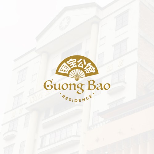 Fan logo with the title 'GUONG BAO'