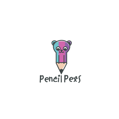 Teddy logo with the title 'Pencil Pets'
