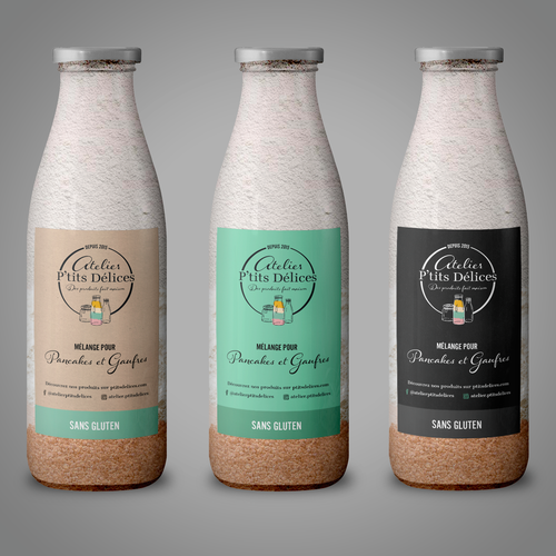 Gluten-free logo with the title 'Logo concept for Gluten Free Bakery goods'