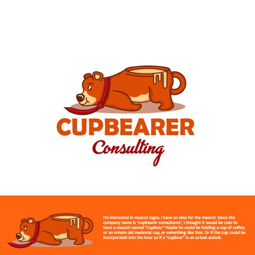 Bear mascot logo with the title 'Playful Bold Logo'