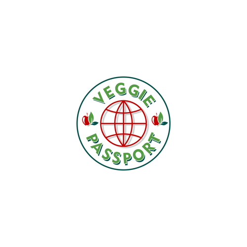 Passport design with the title 'Veggie Passport'