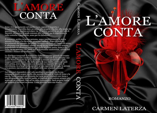 Romantic book cover with the title 'Create a must-buy, catchy Cover for my Book, a sentimental erotic novel!!! '