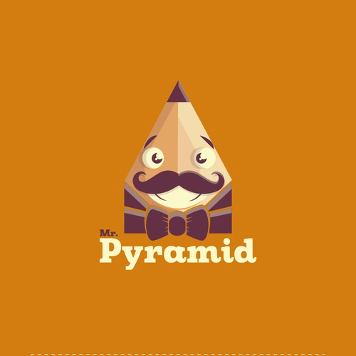 Figure logo with the title 'Mr. Pyramid'