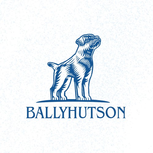 Dog brand with the title 'BALLYHUTSON'
