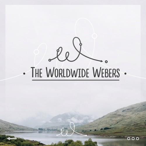 Adventure logo with the title 'Logo for the travel blog'