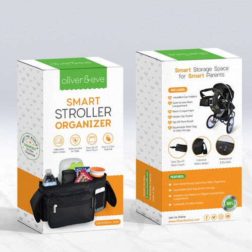 Fashion packaging with the title 'package and Logo design'