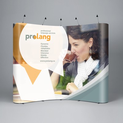 Modern trade show booth