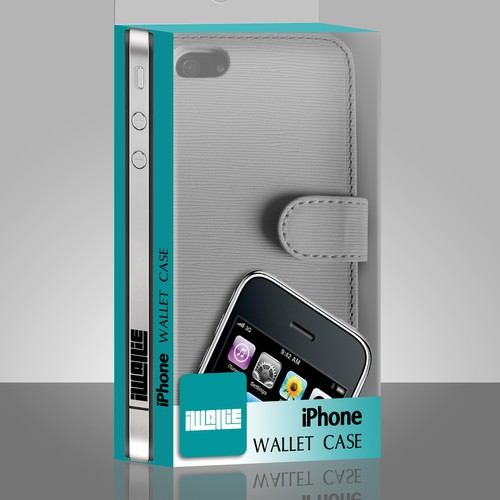 Case design with the title 'iPhone case packaging'