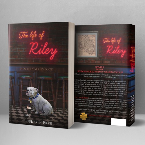 Dog book cover with the title 'The Life of Riley'