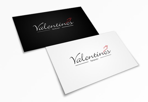 Tailor design with the title 'Valentinos needs a new logo'