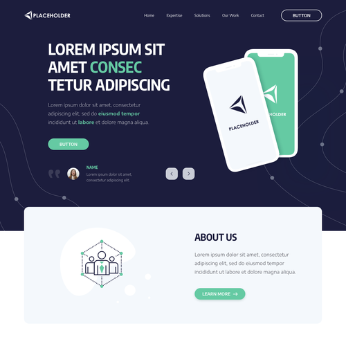 Computer website with the title 'Web page design contest entry'