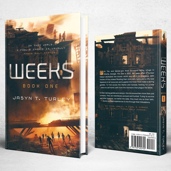 Zombie book cover with the title 'Weeks [1]'