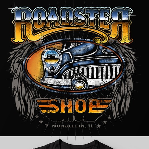 Grunge t-shirt with the title 'T-shirt contest entry'