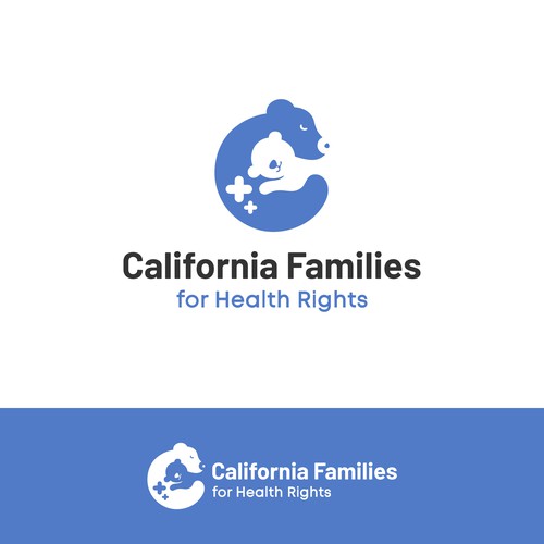 Healthcare logo with the title 'Playful family friendly logo for healthcare brand'