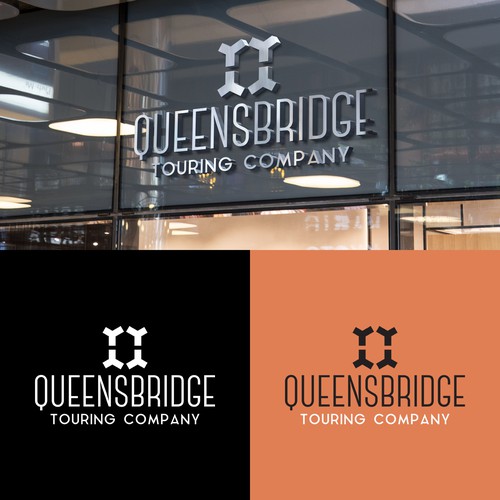 Tangerine  logo with the title 'Touring Company Logo Concept'