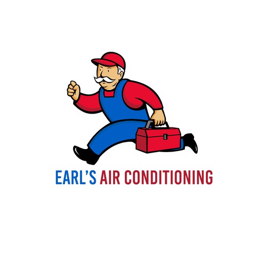 Air conditioning logo with the title 'Earl's Air Conditioning'