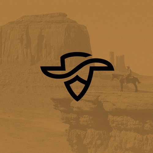 Cowboy logo with the title 'TejasVodka'