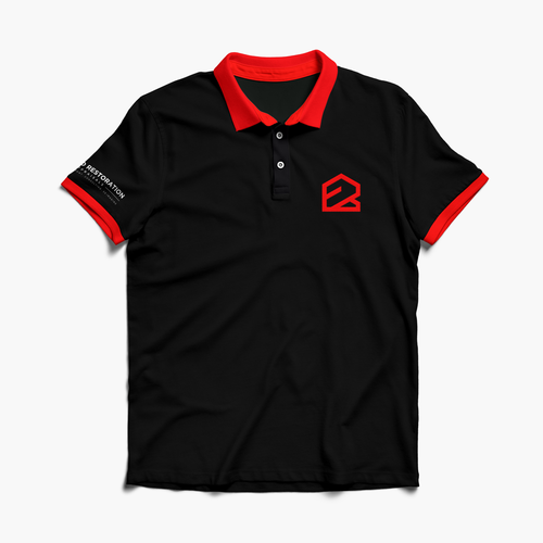 Polo shirt design with the title 'High end company attire needed for growing consulting firm'