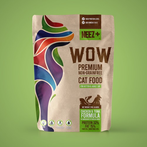 Stand-up pouch packaging with the title 'Stand Up Pouch Design'