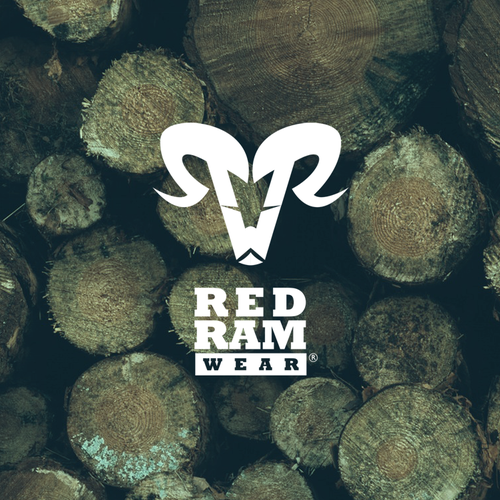 Ram design with the title 'Bold logo for RED RAM WEAR'