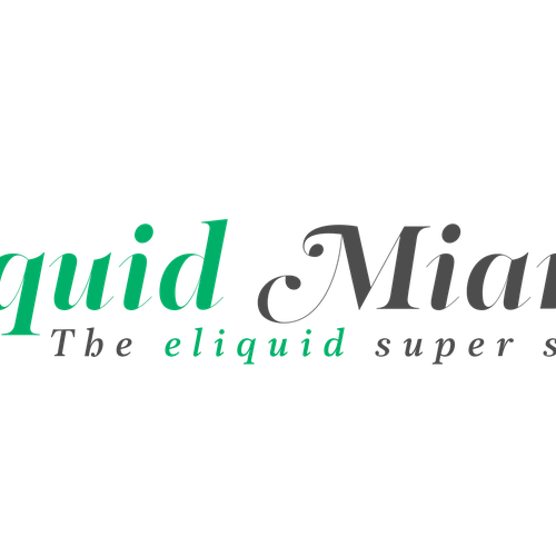 Nice brand with the title 'Eliquid Miami Logo'