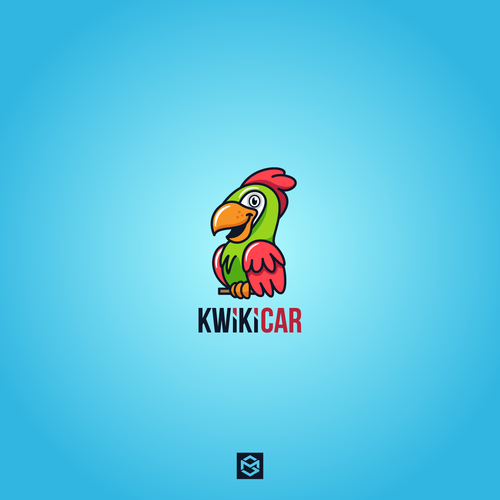 Parrot design with the title 'Parrot mascot for car painting company'