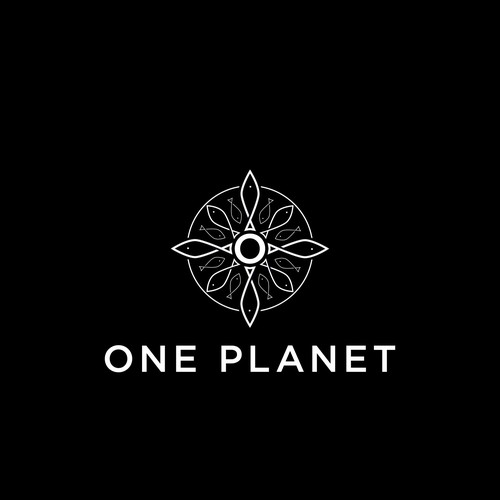Marine logo with the title 'Logo for One Planet'