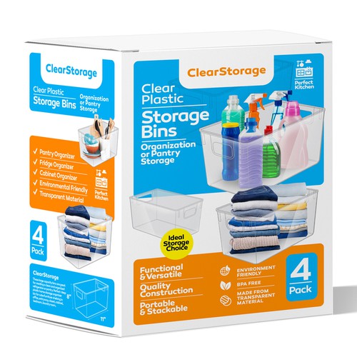 Best packaging with the title 'Clear Storage'
