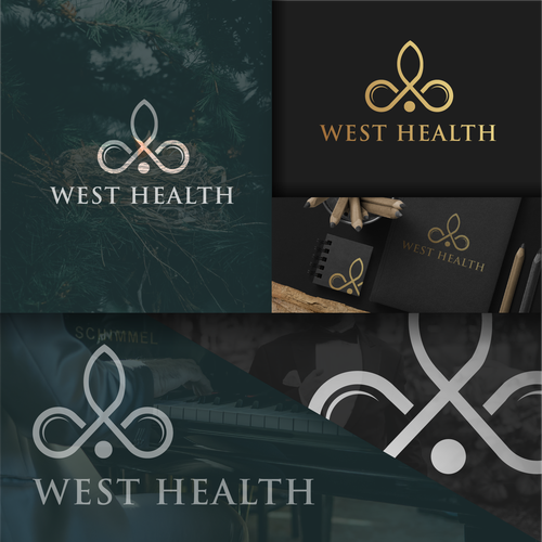 Center logo with the title 'West Health'