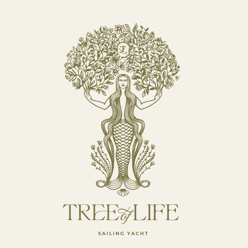 Tree of life design with the title 'ID for a yacht'