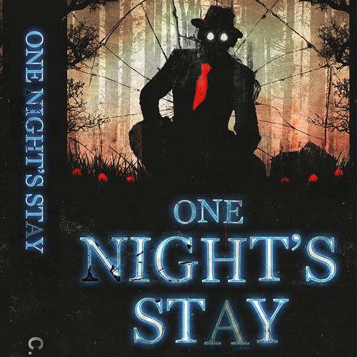 Silhouette book cover with the title 'Horror / Thriller Cover'